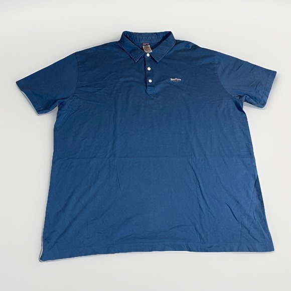 Patagonia Other - Patagonia Polo Shirt Men 2XL Short Sleeve Fish Logo Organic Cotton